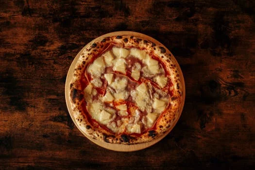 hawaiian pizza ham pineapple cheese