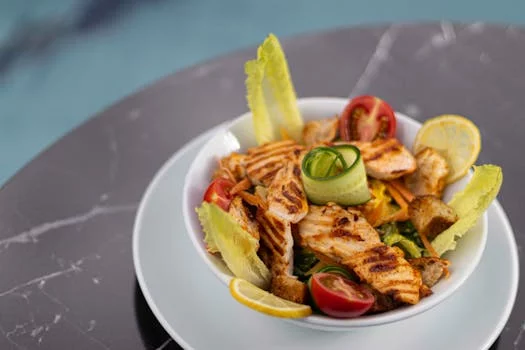 ranch chicken salad fresh greens